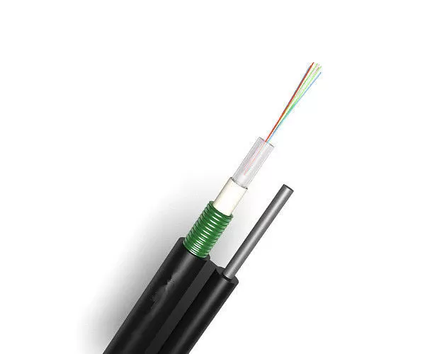 Свободный садить на мель трубки вычисляет 8 кабель оптического волокна наличия на открытом воздухе GYTC8S собственной личности с проводом стали 1 твердого тела 1.0mm