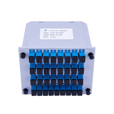 Тип SC UPC кассеты FTTH Epon Gpon LGX Splitter 1x32 PLC оптического волокна