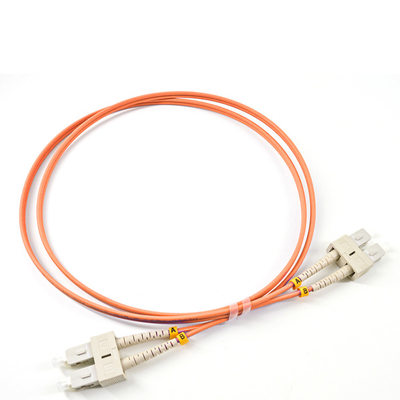 Дуплекс SC-SC гибкого провода оптического волокна PVC LSZH 2.0mm