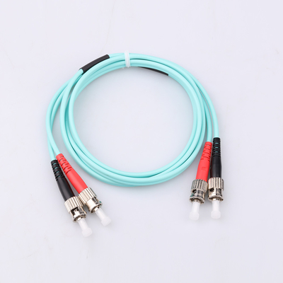 St OM4 к PVC LSZH 3.0mm дуплекса OFNR кабеля заплаты волокна St