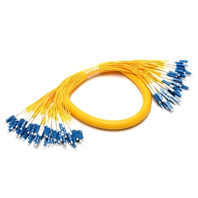 PVC LSZH 3.0mm симплекса гибкого провода волокна LC LC 48 ядров однорежимный