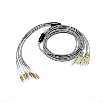 Sc гибкого провода волокна OM2 к ядру 3m 10Gb ядра 12 Lc мультимодному 6