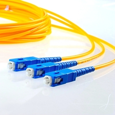 Симплекс одиночного режима гибкого провода оптического волокна SC UPC SC PVC LSZH