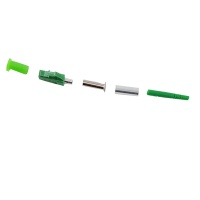 Зеленые расквартировывая аксессуары оптического волокна, соединитель 2,0 SM Lc Apc