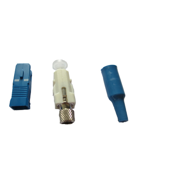 соединитель Telecomunication волокна Sc Upc 0.9mm оптический классифицирует голубое снабжение жилищем