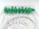 Цвет мини волдыря PLC Splitter SCAPC волокна трубки 1x16 оптически пакуя белый