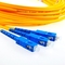 Симплекс одиночного режима гибкого провода оптического волокна SC UPC SC PVC LSZH